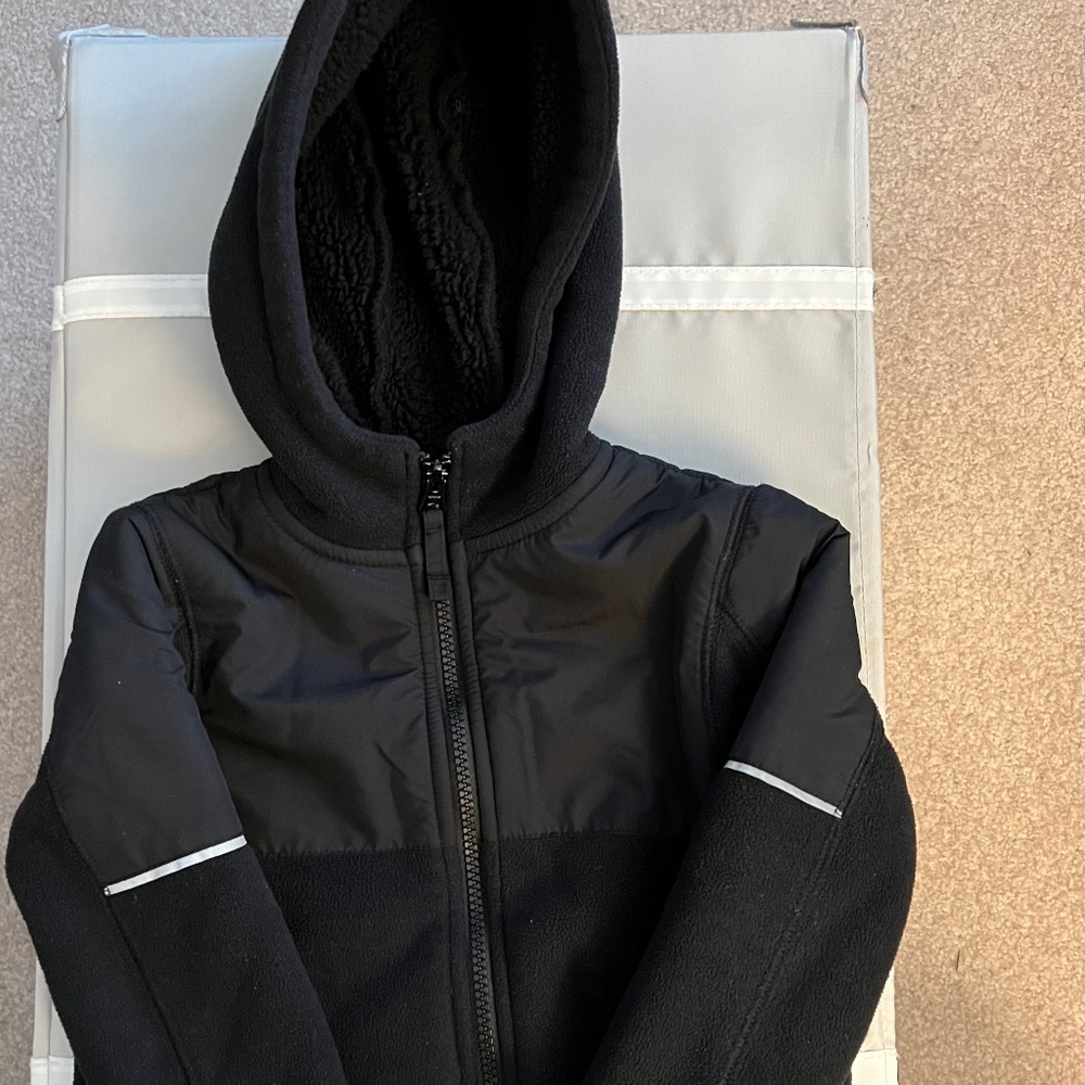 Land’s End 3T Fleece/partial shell jacket black